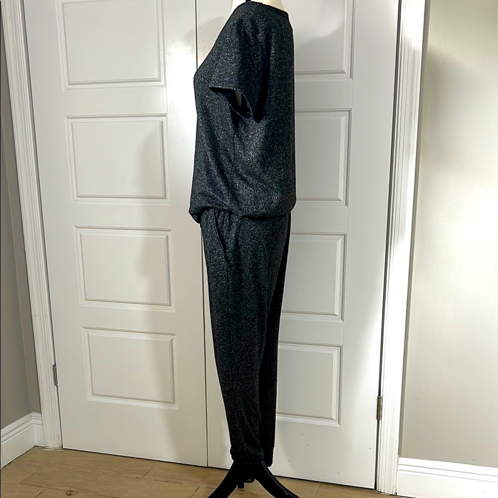 32 Degrees Women's Dark Gray Pajama Loungewear Set Super Soft and Comfy Pockets - Picture 6 of 12